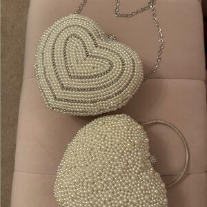 Two beautiful pearl purses